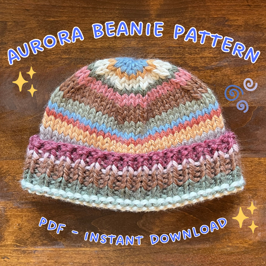 aurora beanie knitting pattern
