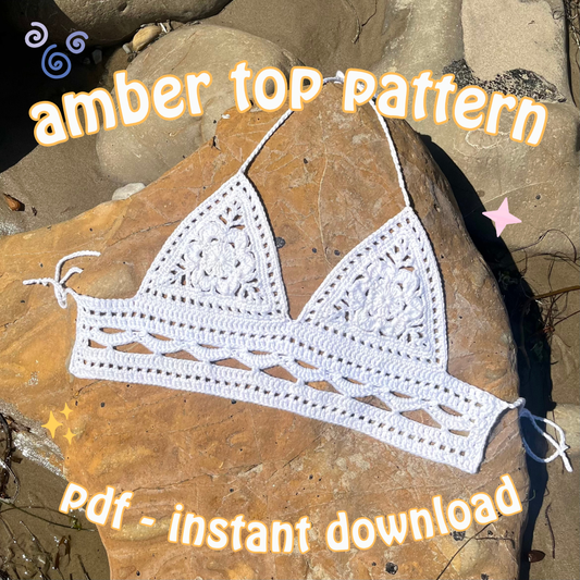 amber top and bikini 2-in-1 crochet pattern